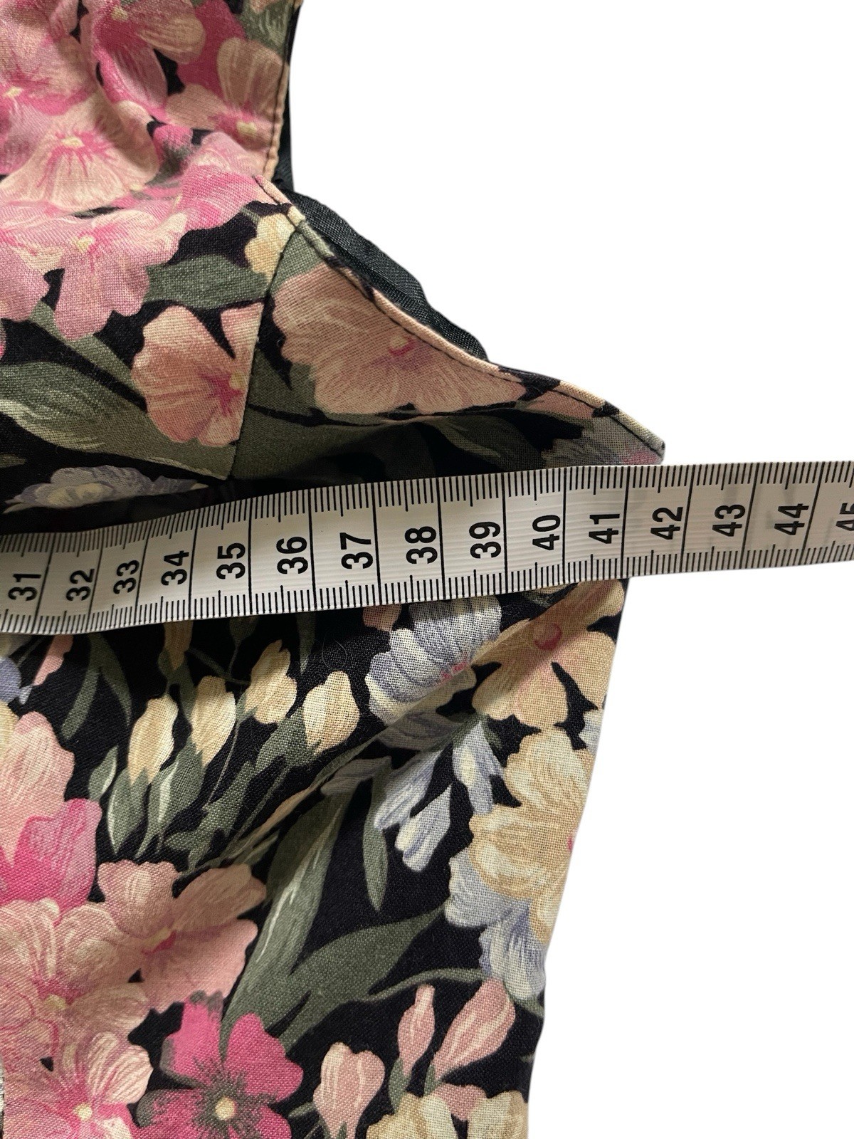 Geary Roark Kamisato Vintage 80’s Dress Size AU8 US4 Floral Mini Cotton Pockets