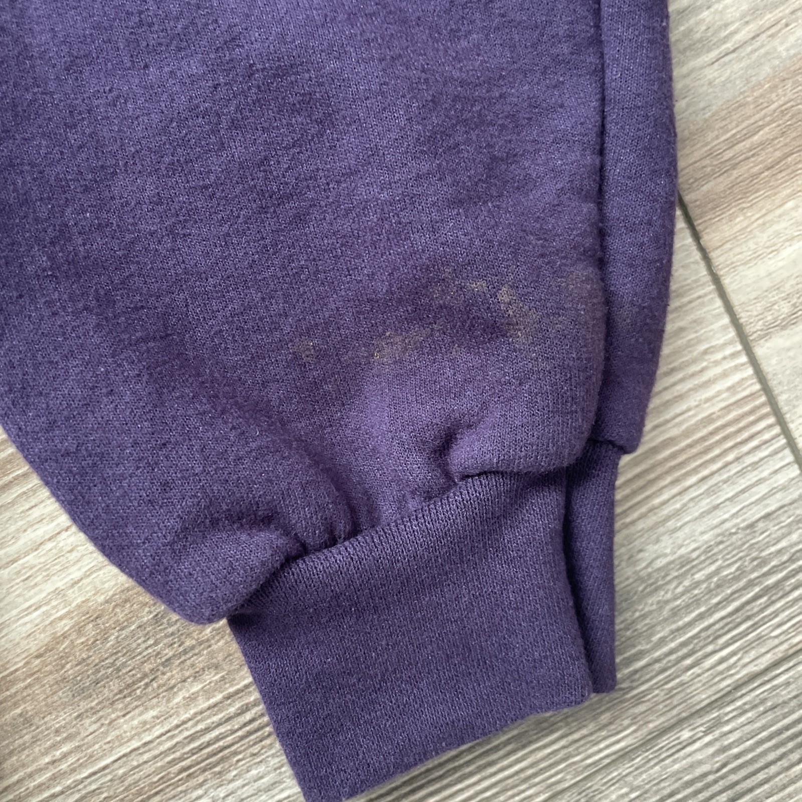 Vintage 90s Top Stitch By Morning Sun Napa Valley Purple Crew Neck Size L