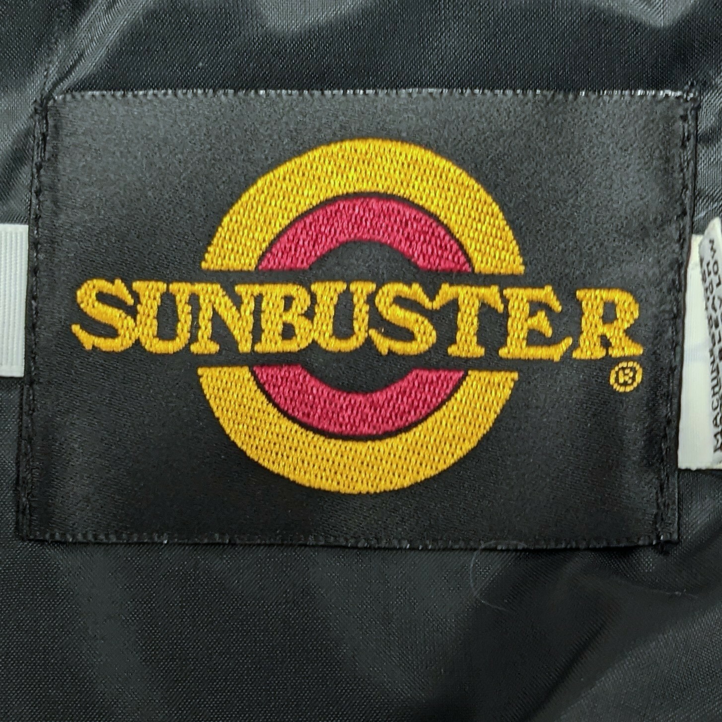 Vintage Sunbuster Cropped Joggers Blue Medium 30 Made In USA Polycotton
