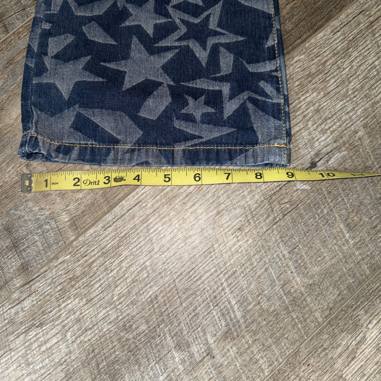 Vintage Y2K Tommy Jeans Hilfiger PATRIOTIC STARS Flare jeans Women size 5