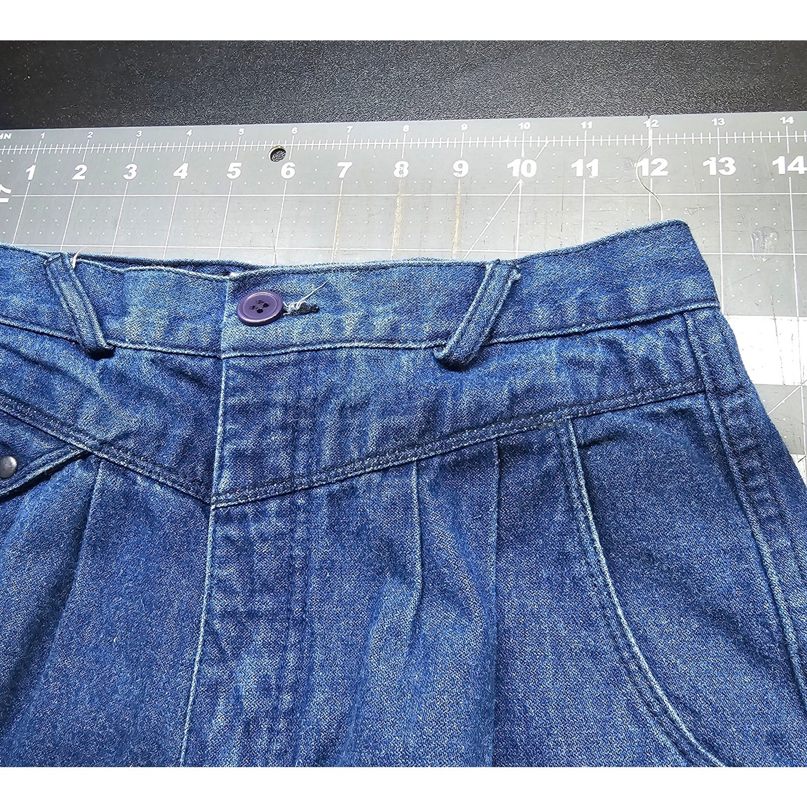 Rockies Vintage Jeans Women Size 4 80s Blue Tapered High Rise Western Retro Farm