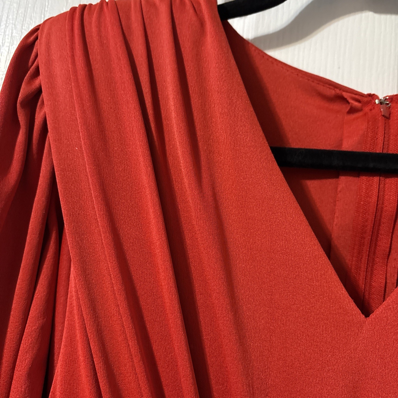 Rare Vintage Claralura Original Circa 1980’s Red Dress Size 12 Small Flaw