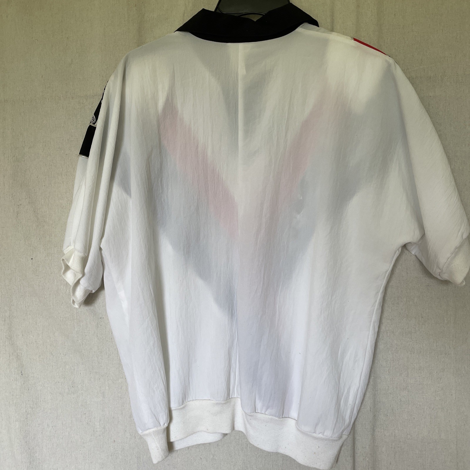 VTG 1990’s Remo of California Womens M Padded Shoulder Blouson Top Banded Waist