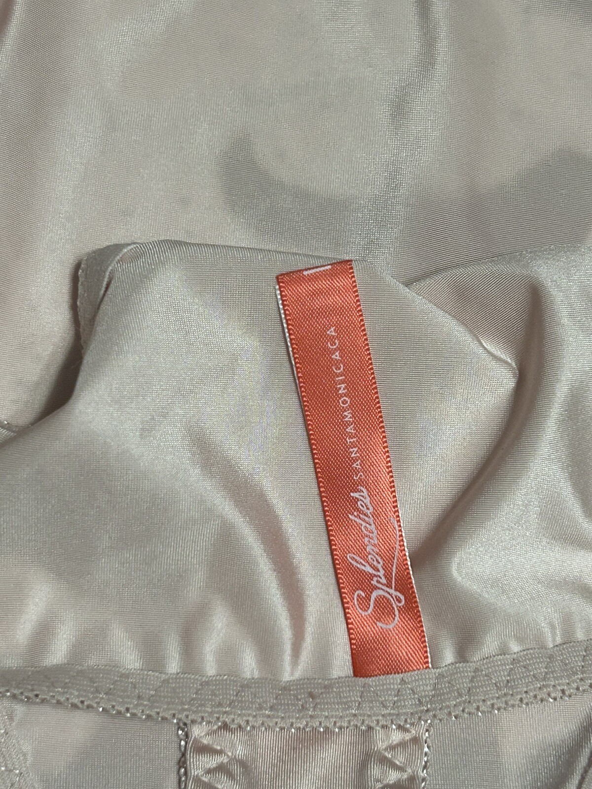 Vintage Splendies Second Skin Thong String Bikini Panties Stretch Pink