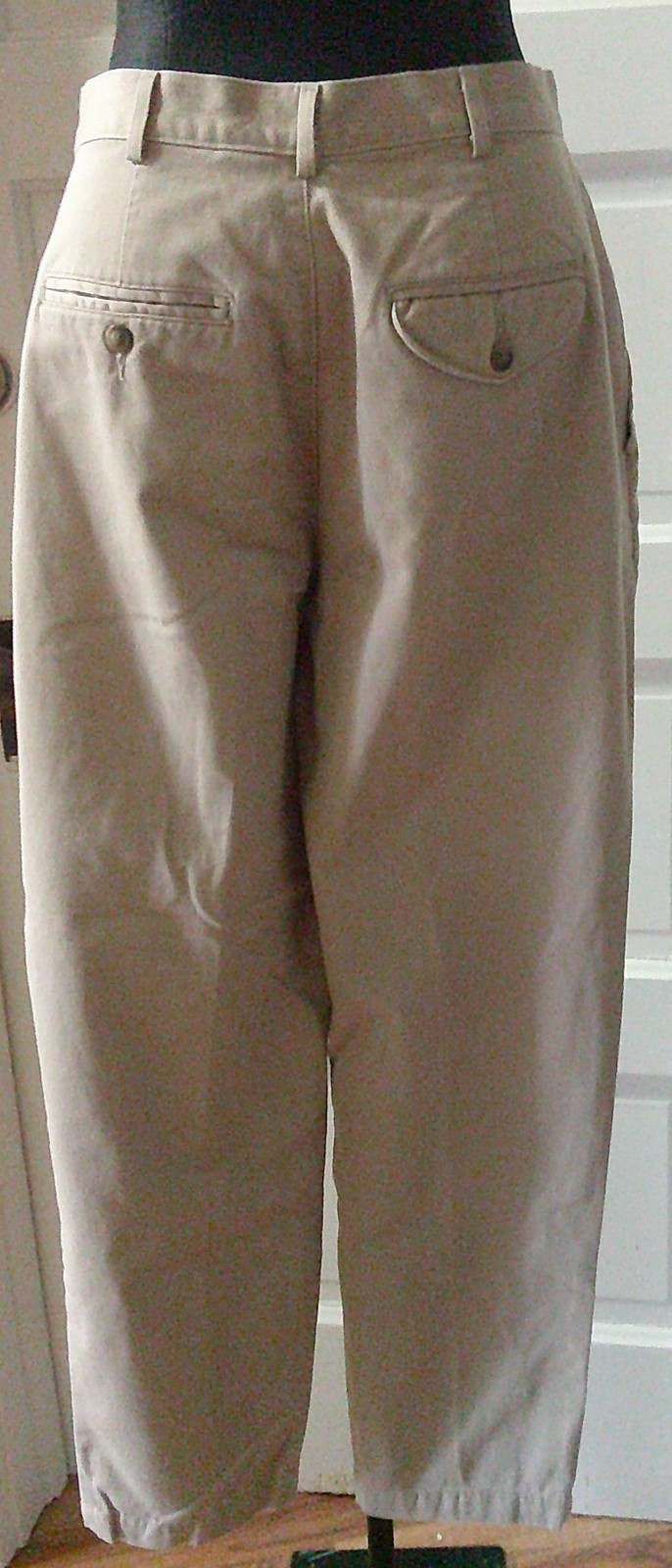 90’s DOCKERS’ Tan Pleated Khaki Pants Slacks Trouser 10 MED LAST TIME