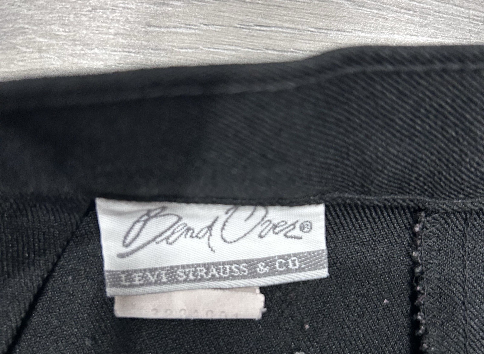 Levi’s Bend Over Pants Womens 14 Black High Rise Straight Leg Made In USA VTG