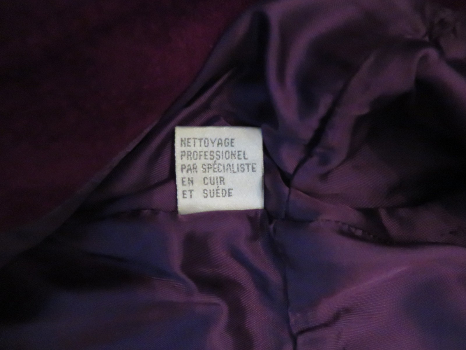 VINTAGE 1980s liz claiborne DRESSES Purple Suede Dress. Misses Size 8. RN 52002.