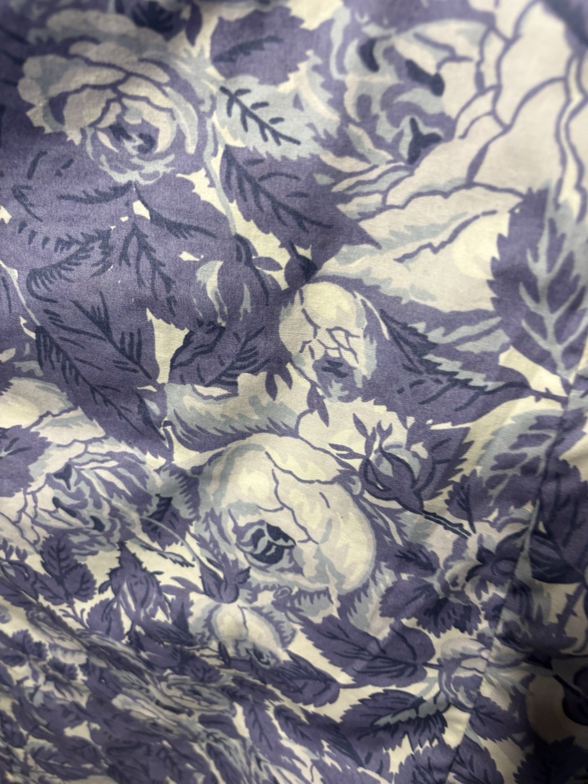 VTG Laura Ashley Dress Strapless Floral Purple XS/S Draped Bow 34/32 (tiny Flaw