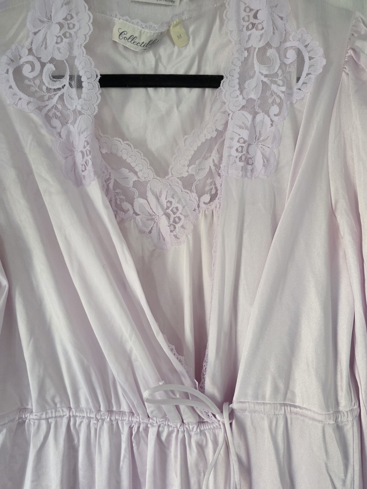 Vintage Collectibles JCPenney Nylon & Lace Gown With Robe (MEDIUM)