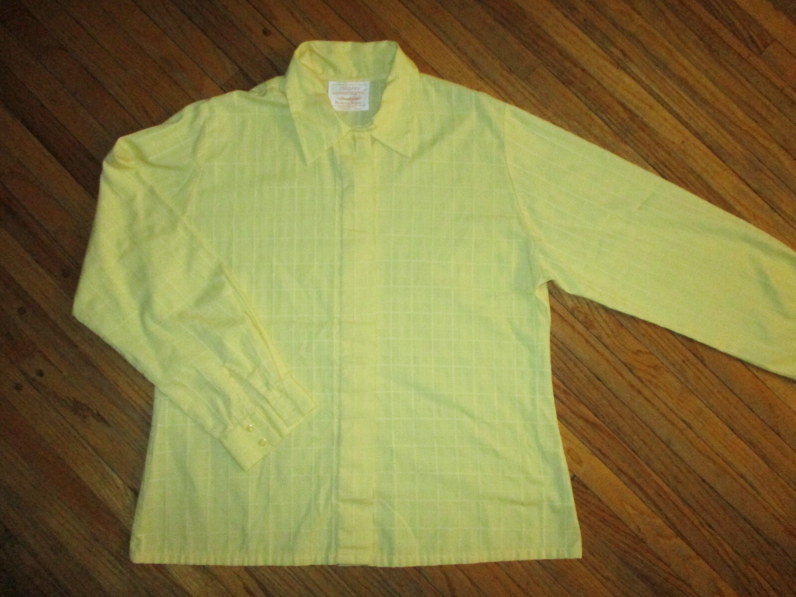 vtg PENDLETON COUNTRY SOPHISTICATES BLOUSE Shirt Top Loop Collar Button Women 16