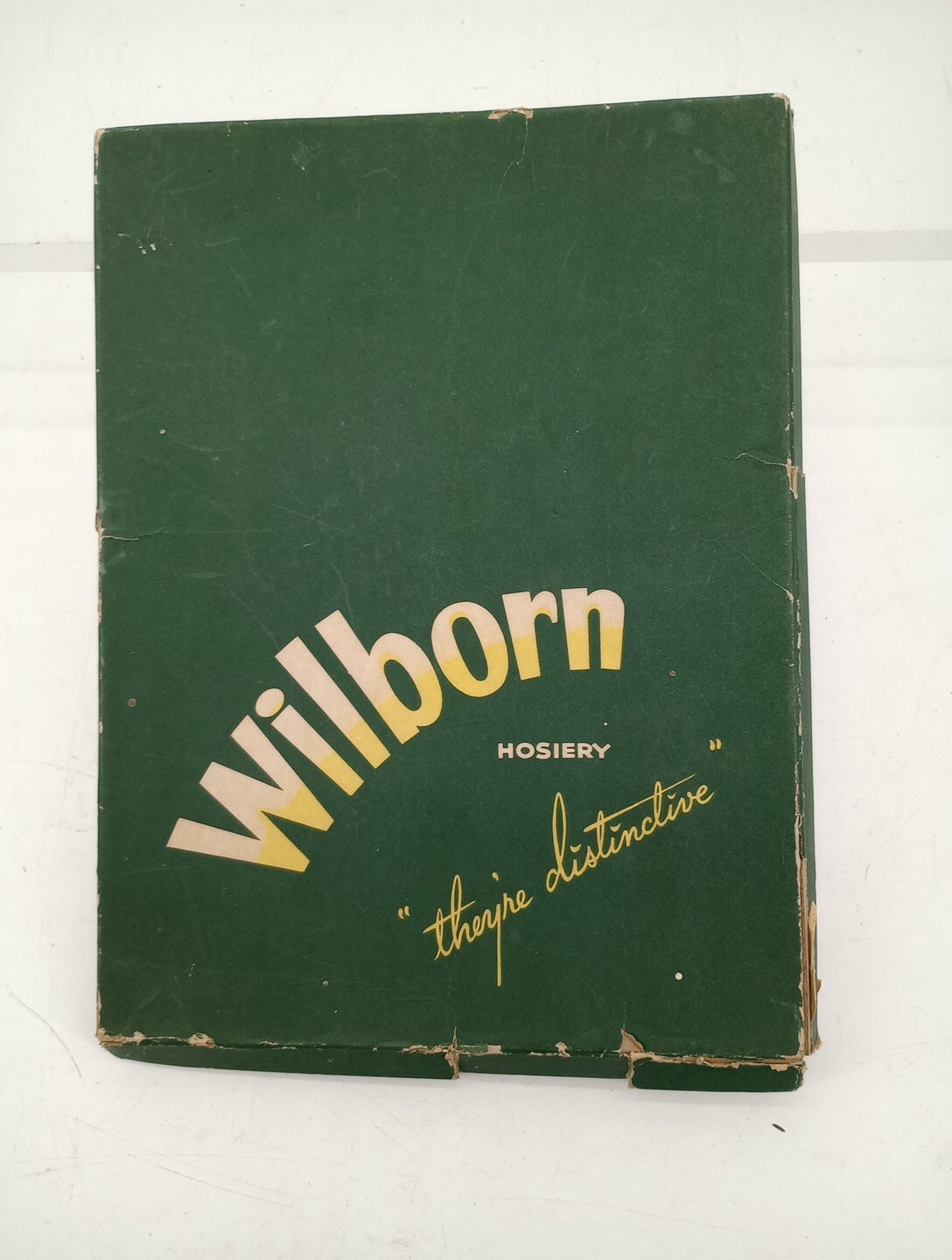 Vtg WILBORN Exquisite Hosiery Size 9 Soft Beige L29 Full Fashioned Orig Box Read