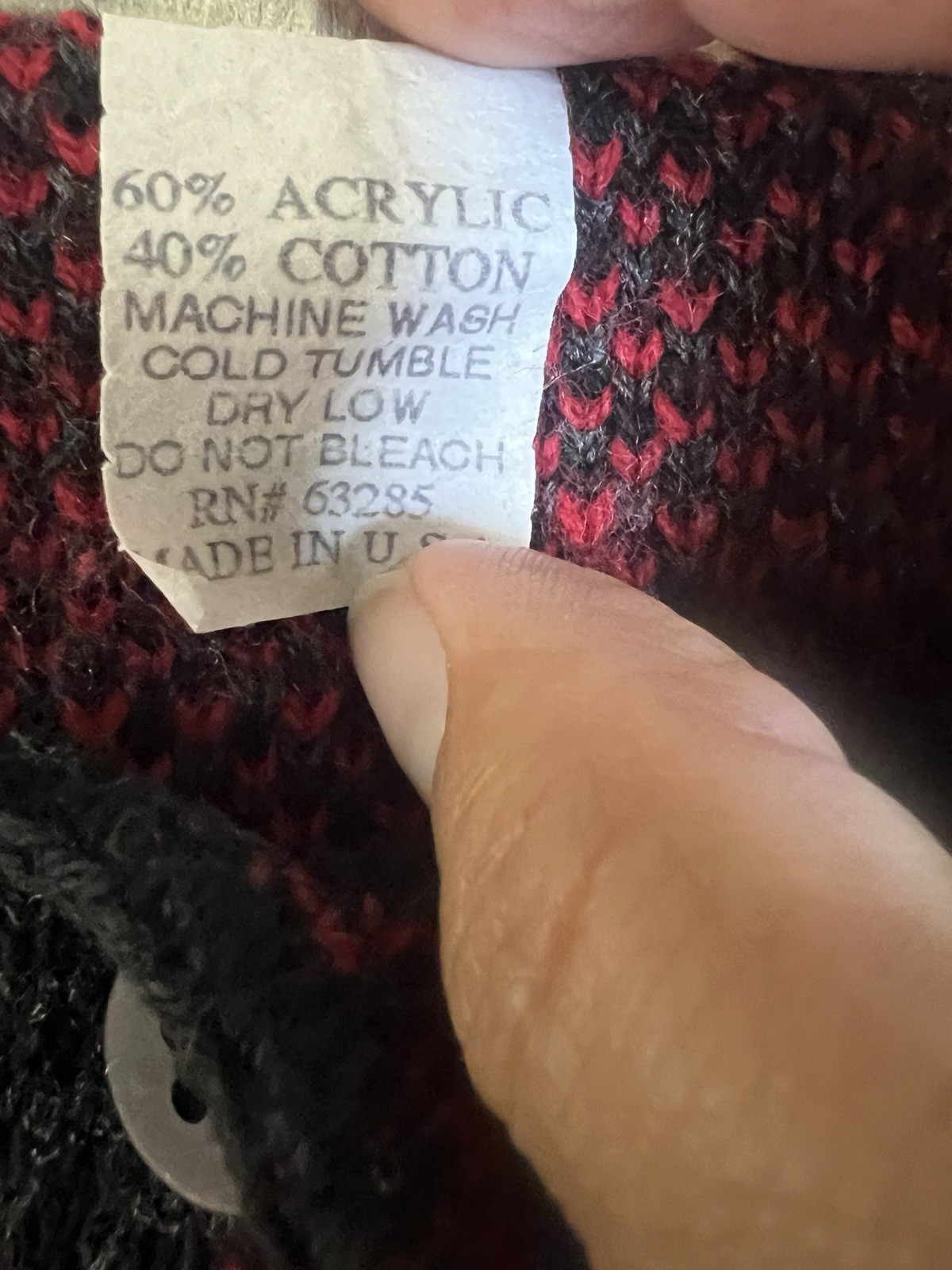 Vintage 90’s Sasson Plaid Knit Cropped Short Sleeve Cardigan Whimsygoth