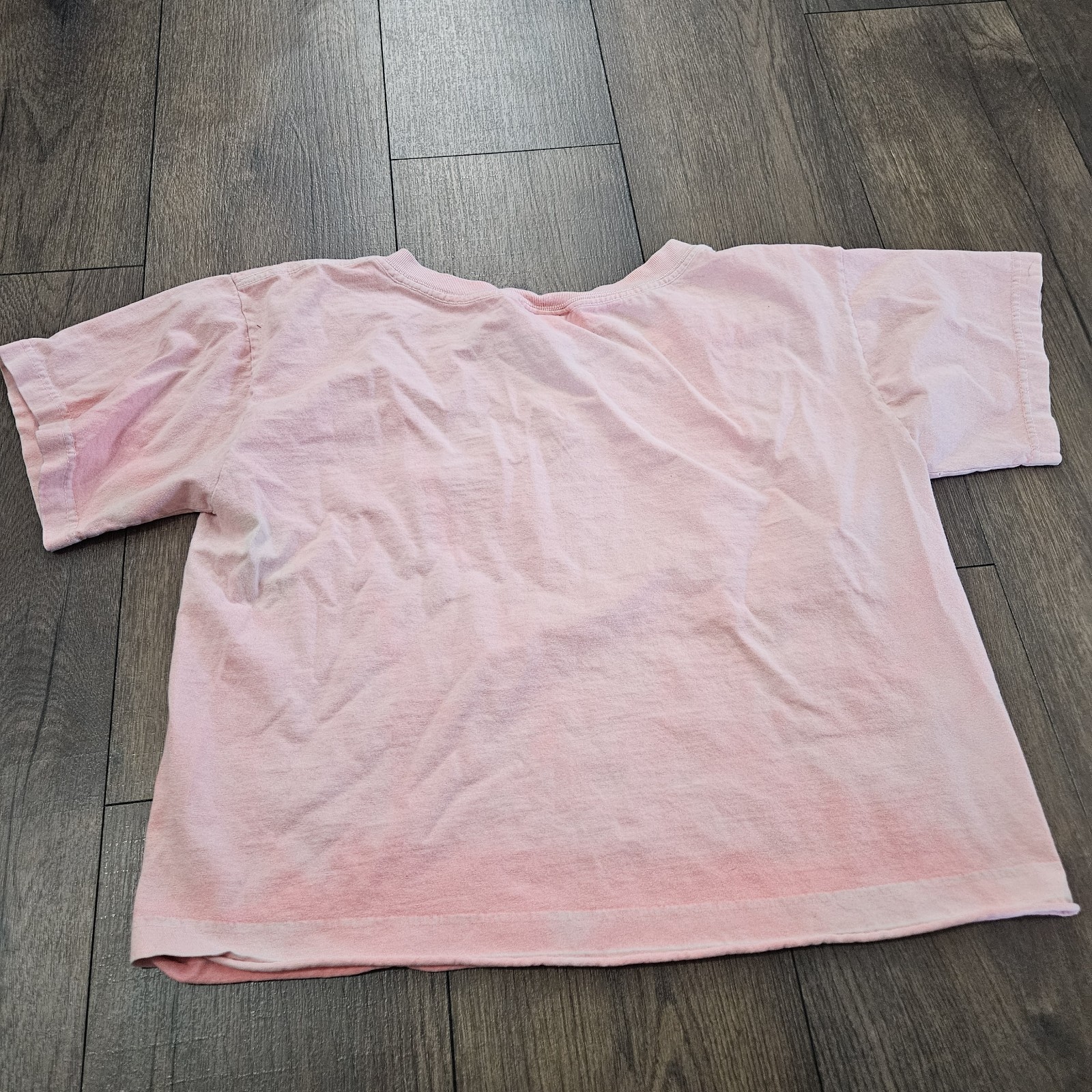 Vintage Kantoo Cropped Pink Foxy’s Jost Van Dyke Fish Shirt One Size.