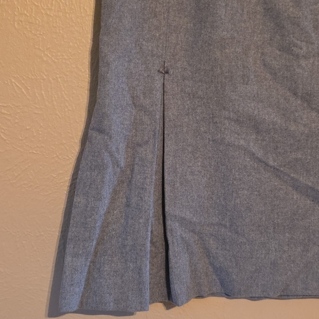 Vintage Evan Picone Grey Skirt Women’s 28-29″ Waist S/M New York Tailored 1980s
