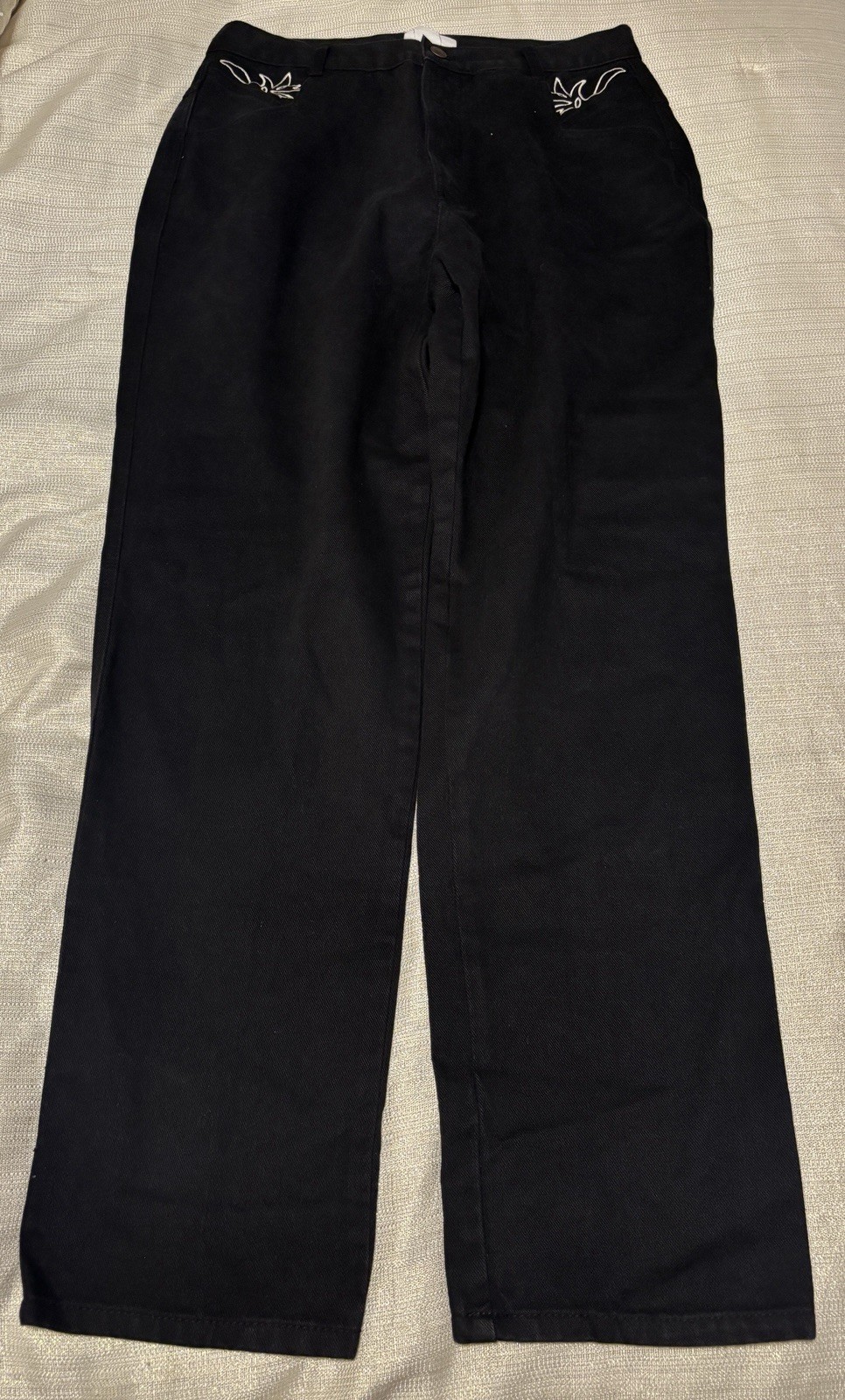 Vintage 1849 Authentic Ranchwear Jeans Black Women’s Size 16 Western