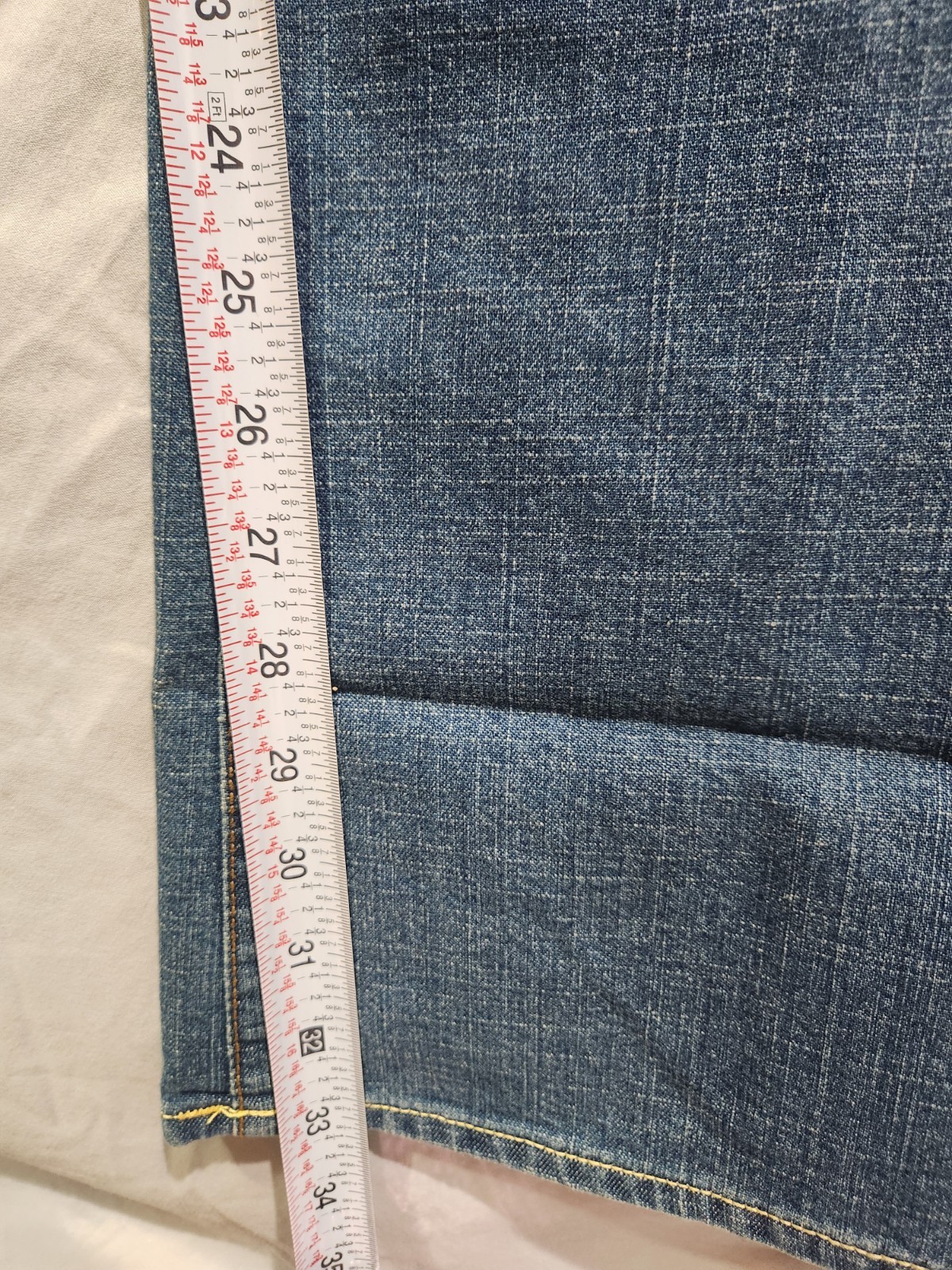 RARE Von Dutch Angelina Patch Jeans Womens 30 Blue NEW Y2K Flared Wide Leg MINT