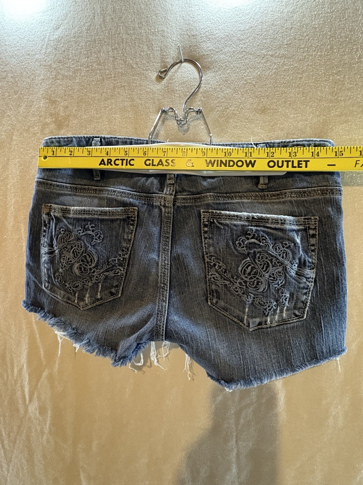 Silver Jeans Distressed Short Shorts Daisy Duke Style Size 30 waist