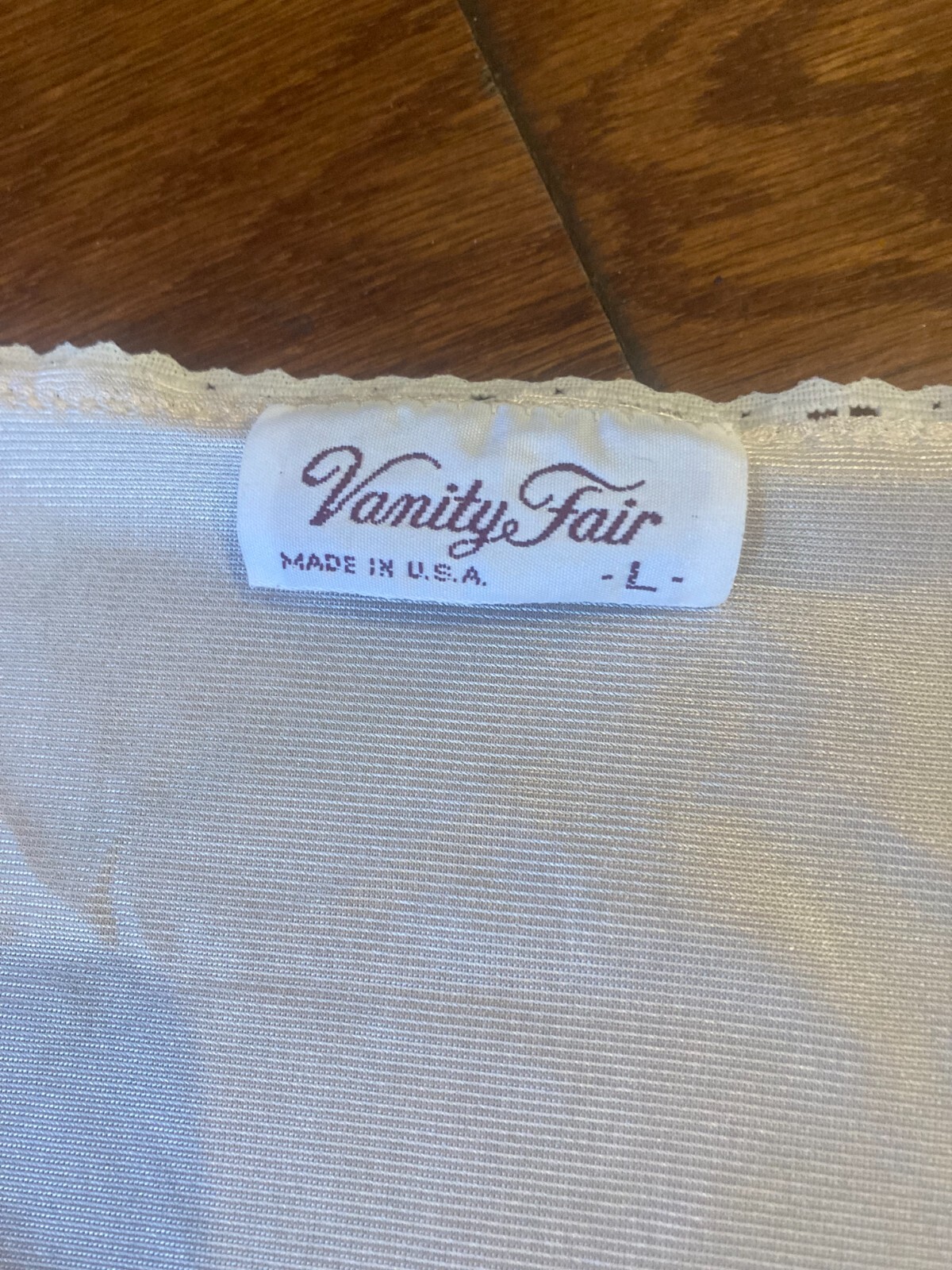 Vintage Vanity Fair Day Gown Silky Robe Size Large Made in the USA