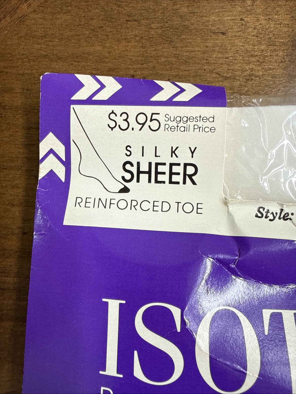 1988 Isotoner Pantyhose Silky Sheer Reinforced Toe Style 503 Size 2 Color Frost
