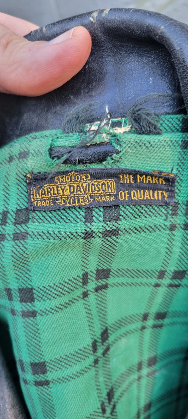 VINTAGE 1940S HARLEY DAVIDSON HORSEHIDE CYCLE QUEEN BIKER JACKET WOMENS XS-S