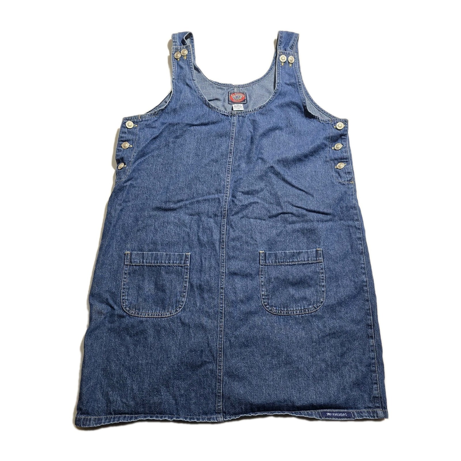 Vintage 90’s/Y2K New NO EXCUSES ORIGINAL Denim dress Size XL Nice! Rare!