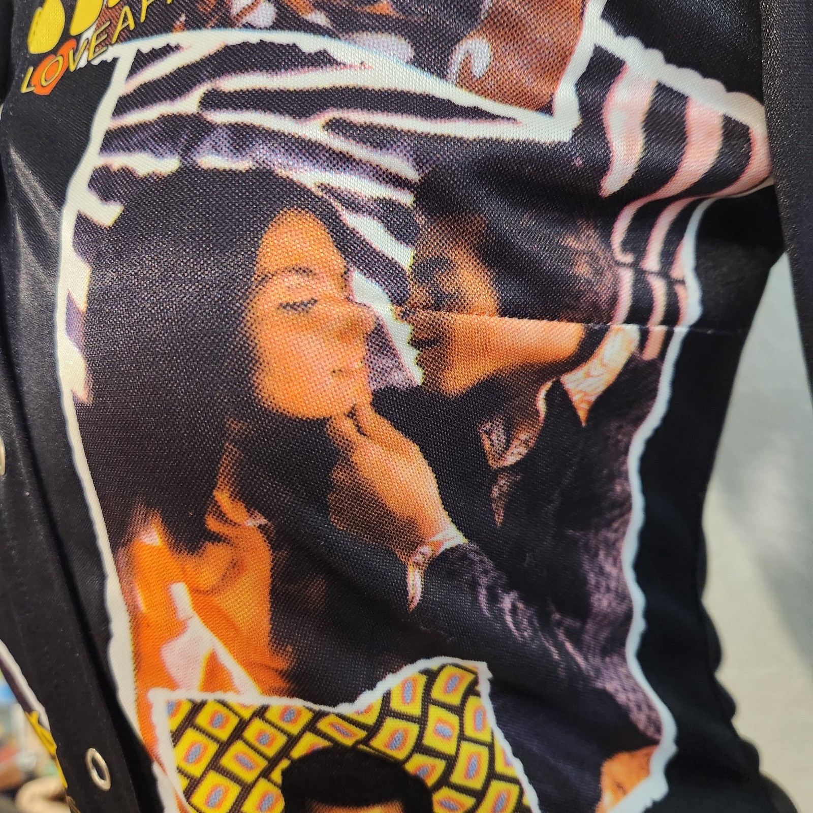 SIXTY Love Affairs Shirt: Sz M Romance Collage Made In Italy Y2K Vintage RARE