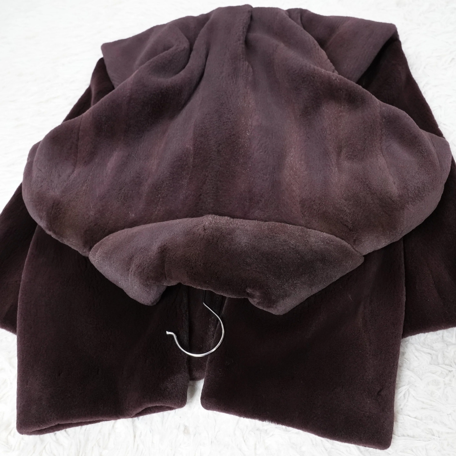 Chocolate Brown Shaved Mink Long Coat EMBA – Genuine Vintage Fur From Japan