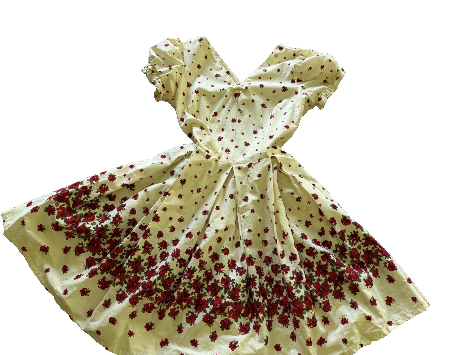 VINTAGE SQUARE DANCE DRESS..ROCKABILLY/ SWING FULL CIRCLE..DELORIS
