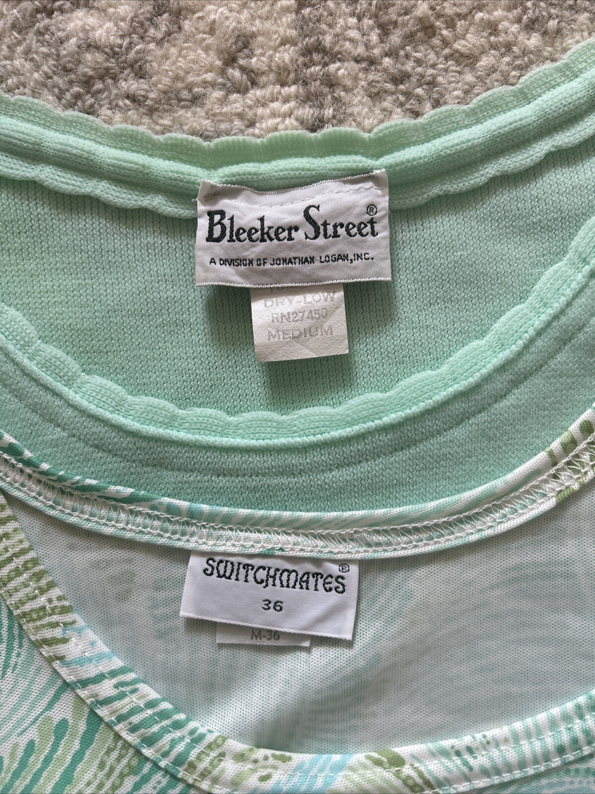 Vintage 1960’s/70’s 4 Pc. Bleeker Street Switchmates Skirt & Two Tops Scarf M-36