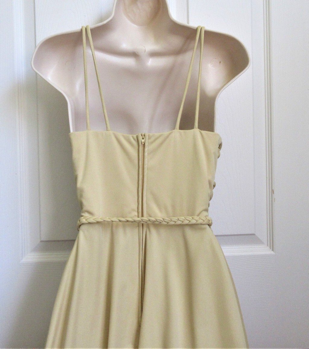 70s Slinky Gown, Jody T of California Disco Dress, Vintage Retro