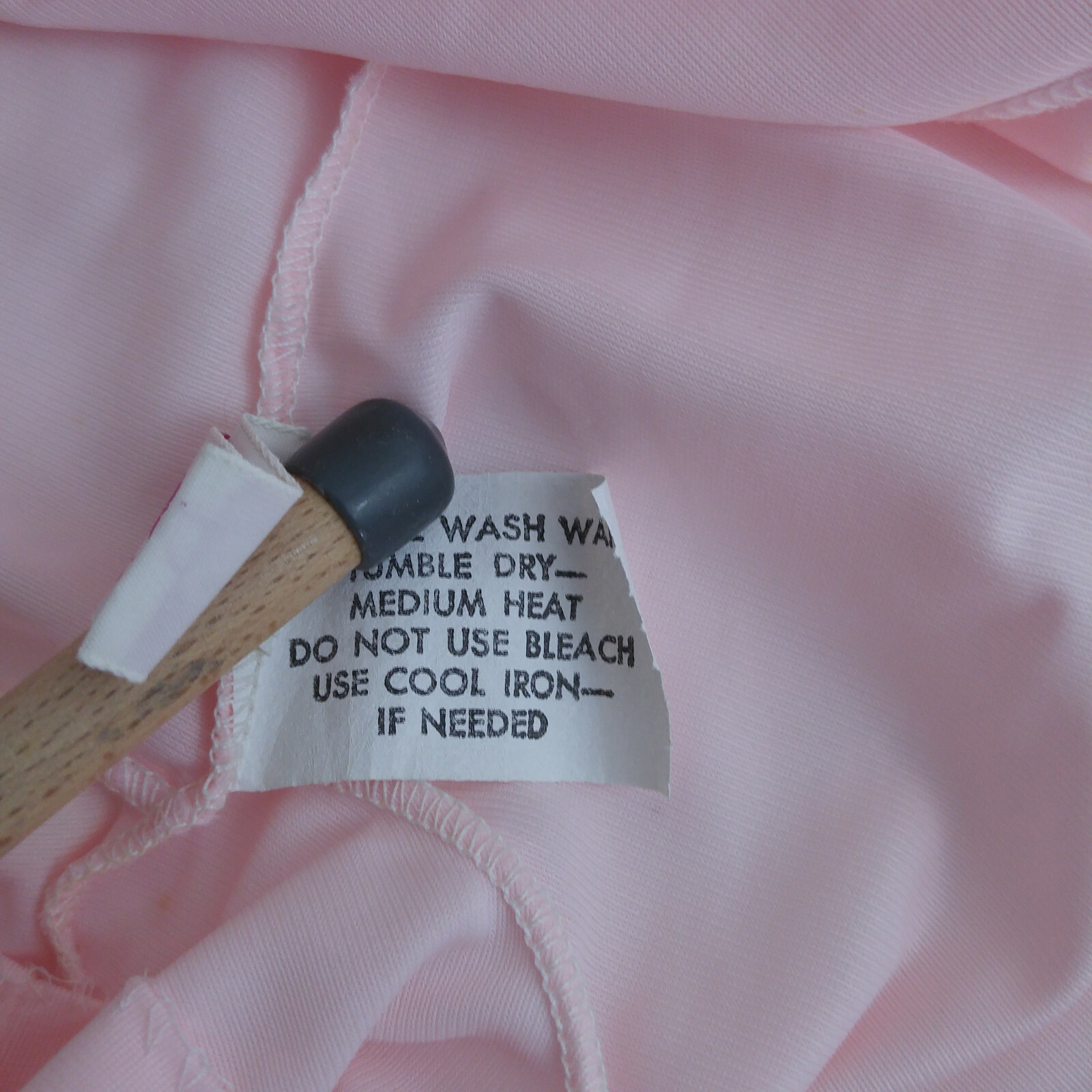 Vintage Womens Heiress Pajamas Light Pink 2 piece Set Size 36 Feminine