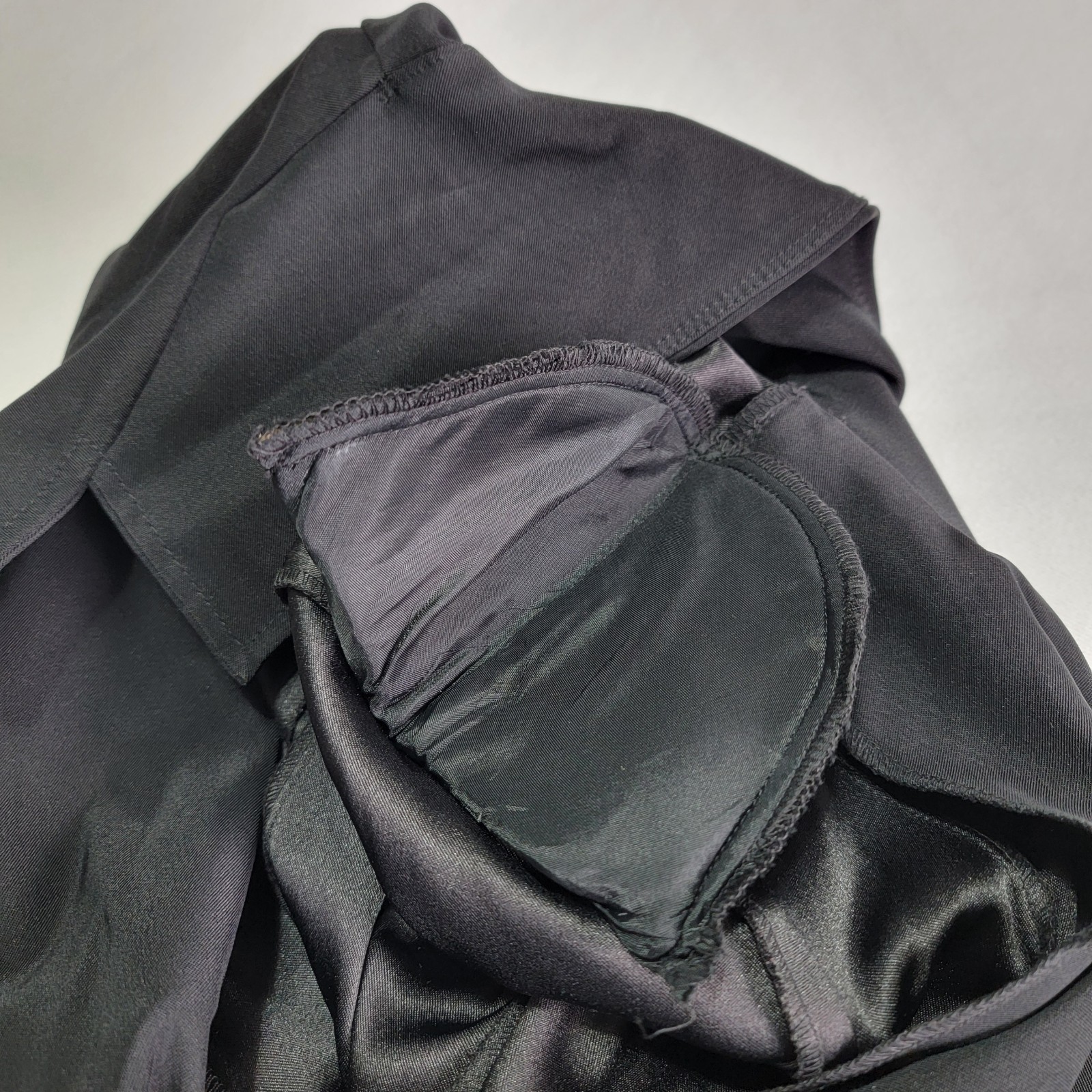 Vintage City Triangles Black Blazer 90s Y2K Office Siren Corpcore Fitted Size 9