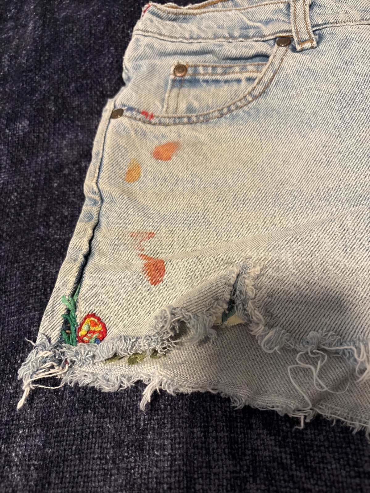 Vintage 90’s Y2k Jean Shorts Paris BluesDenim Short Shorts Paris Blues Size 2