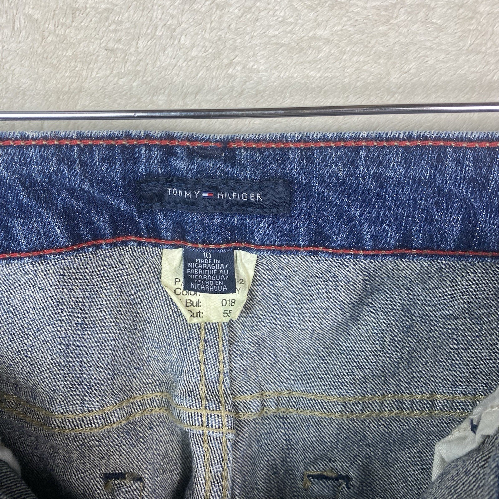Tommy Hilfiger Vintage Jeans Y2K Bootcut Dark Wash High Rise Size 10 Cotton