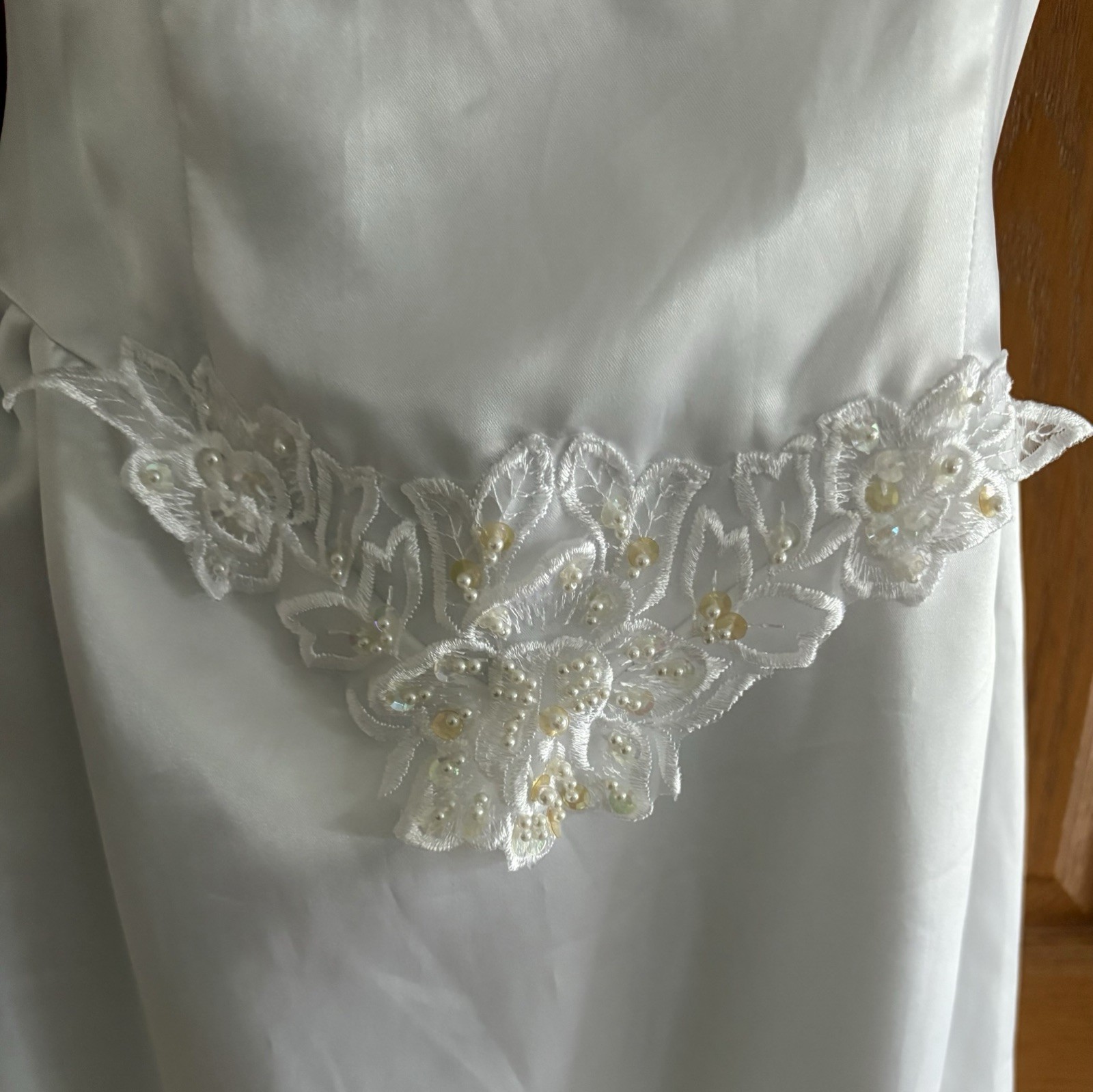NOS DIRTY DANCING White Wedding Dress Fantasy Formals Sz 8 *read
