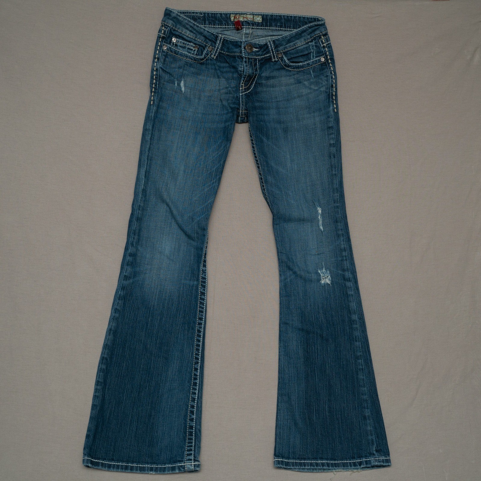 Vintage Y2k 2000s BKE Sabrina Low Rise Flare Western Denim Jeans Woemsn 230