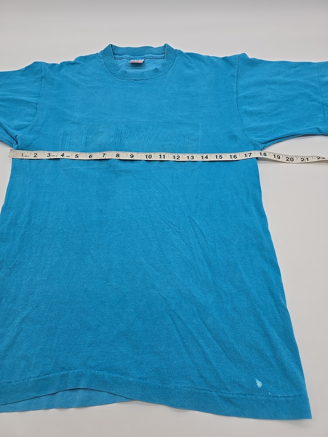 Vintage Norway Cruise Line T-Shirt Womens Medium Blue 90s USA..#9517