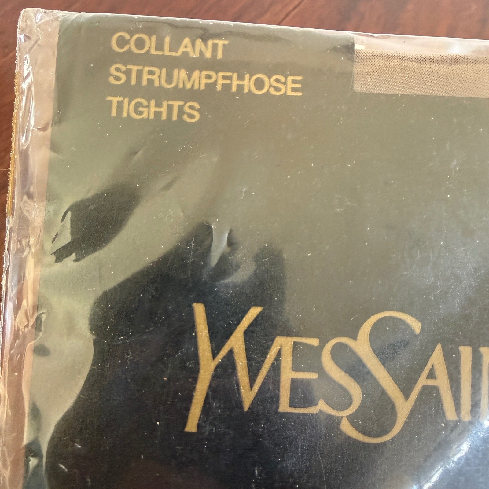 YSL Yves Saint Laurent Collant Tights Size 1 38/40 Brown 13 Denier 2 Pair VTG