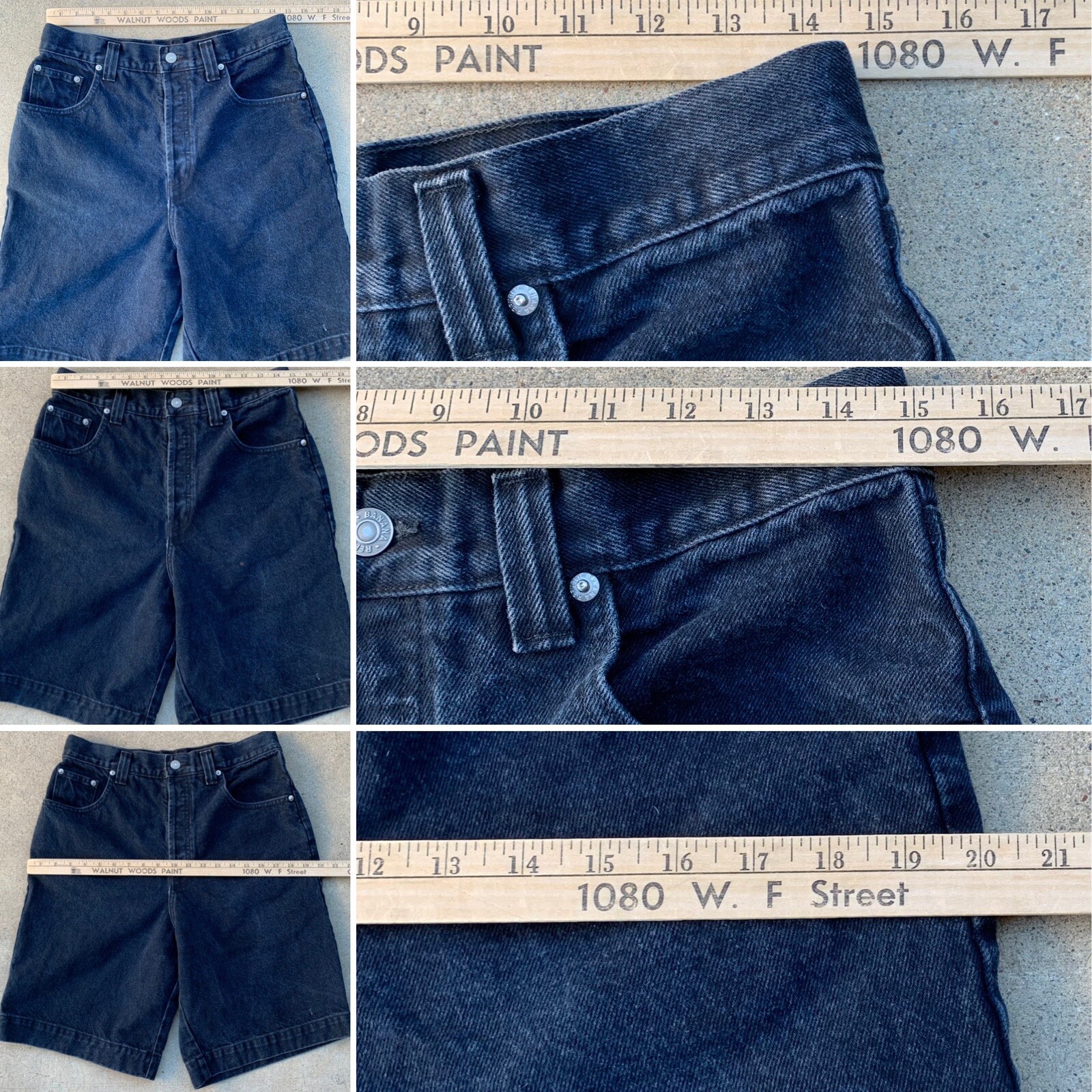vintage Banana Republic Safari & Travel Clothing Co denim shorts Jorts Size 12