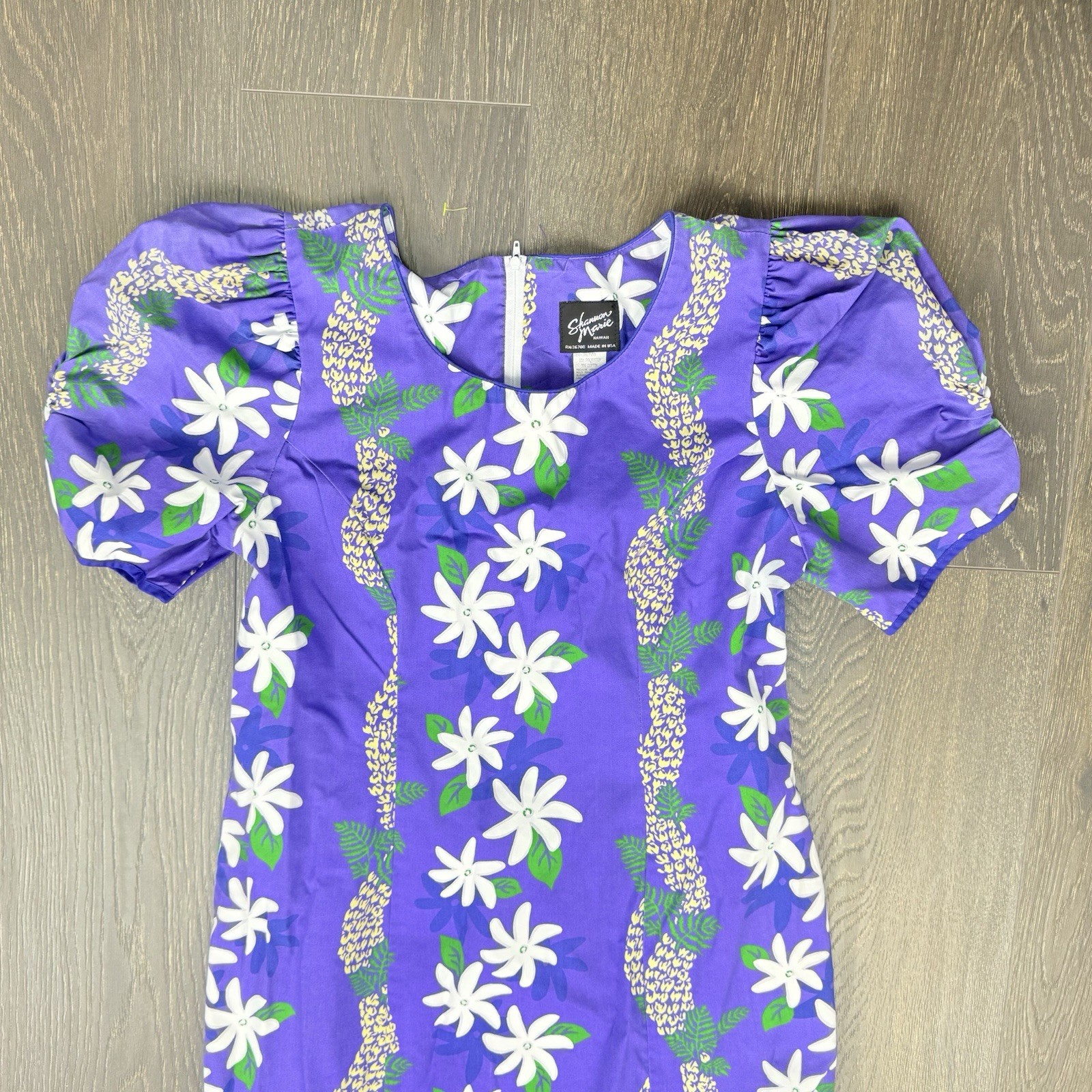 Vintage 90’s Hawaiian Shannon Marie Tea Length Muumuu Size Large