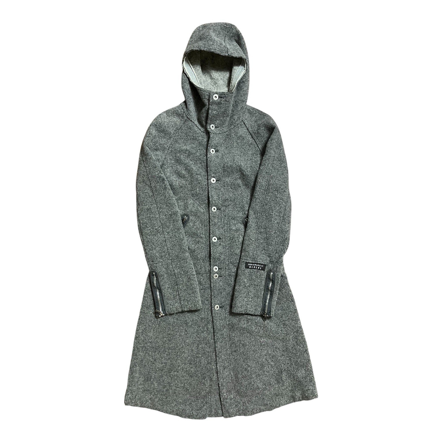 Vintage 90s Y2K Archive Gorpcore Diesel Wool Jacket Coat
