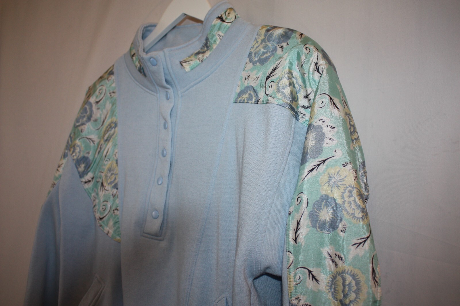 Chinawear by Morsly Sweater Womens Medium Vintage Pullover Blue Grandmacore