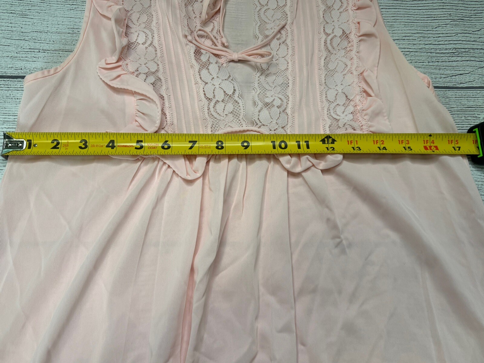 Gossard Artemis Vintage 60s 70s Nightgown Womens Size S Pink 5151 USA Sheer