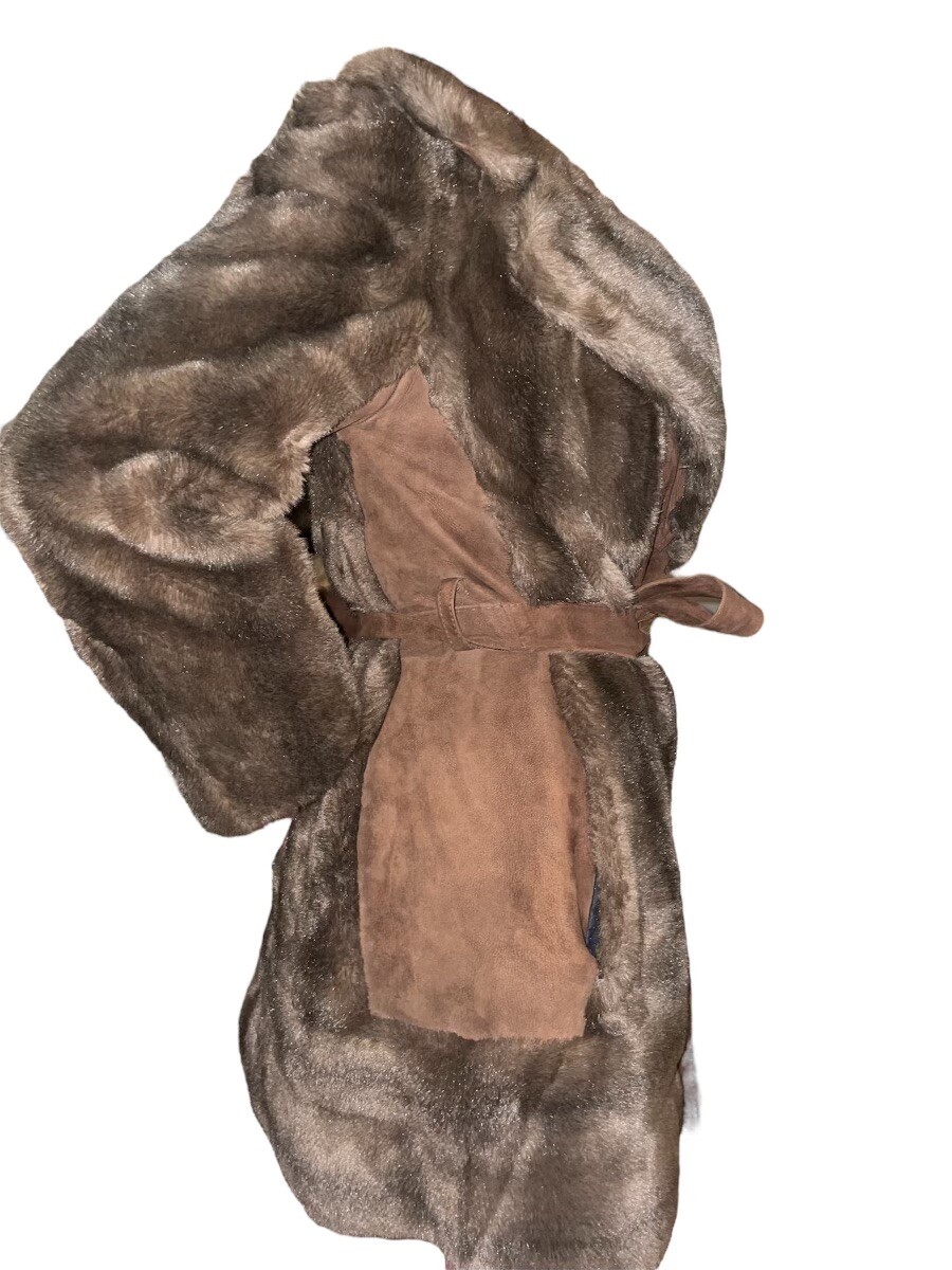 Vintage Gino Rossi Faux Fur Coat France