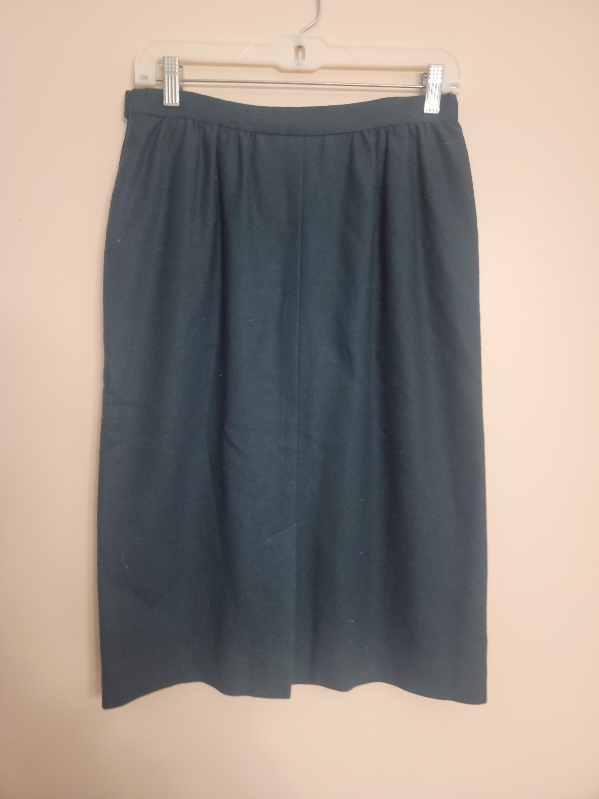 Pendleton Woolen Mills Wool Lined Pencil Skirt Pocket Size 10 vintage slit