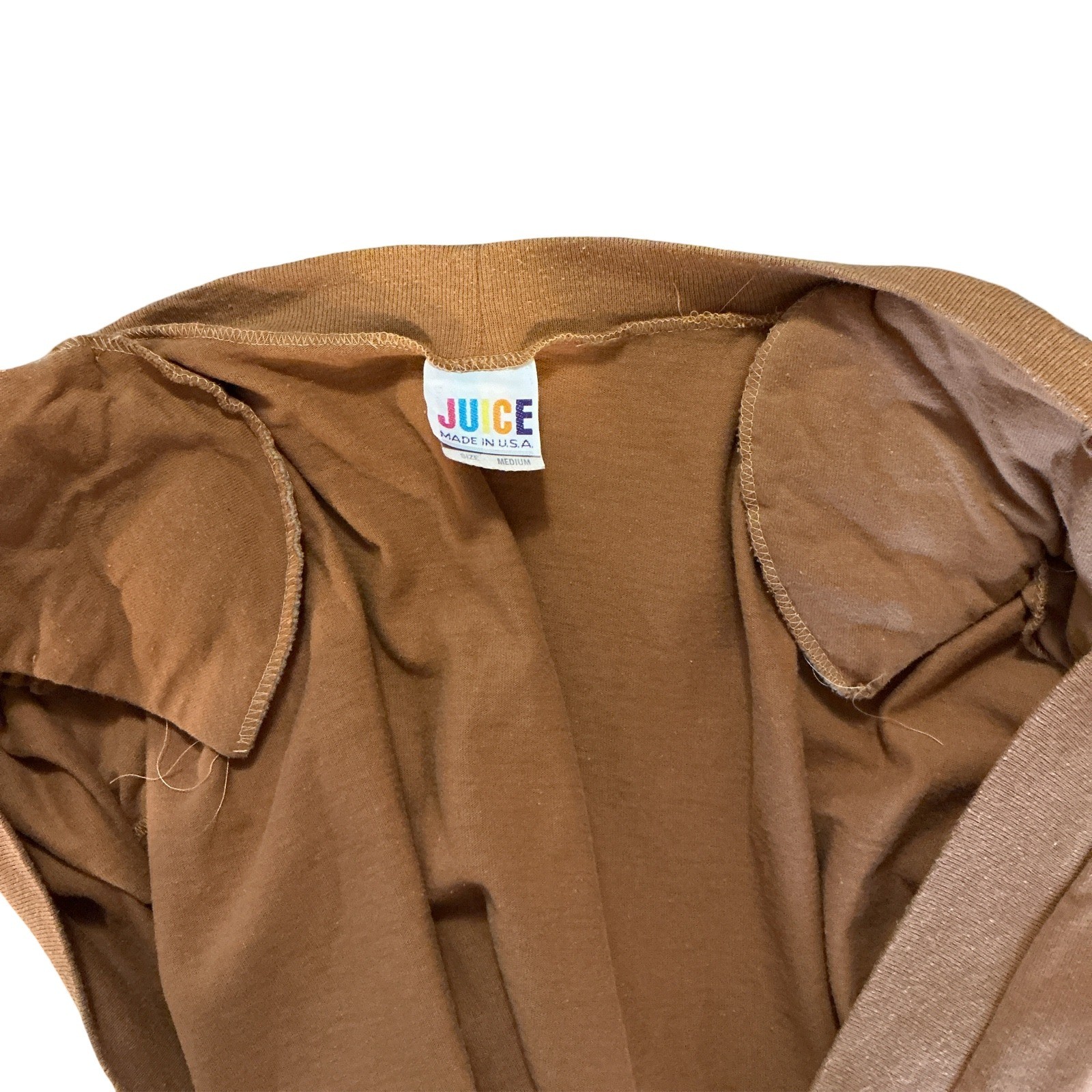 Vintage Juice Oversized Cardigan Brown Button Front Pocket Sweater Medium 0345