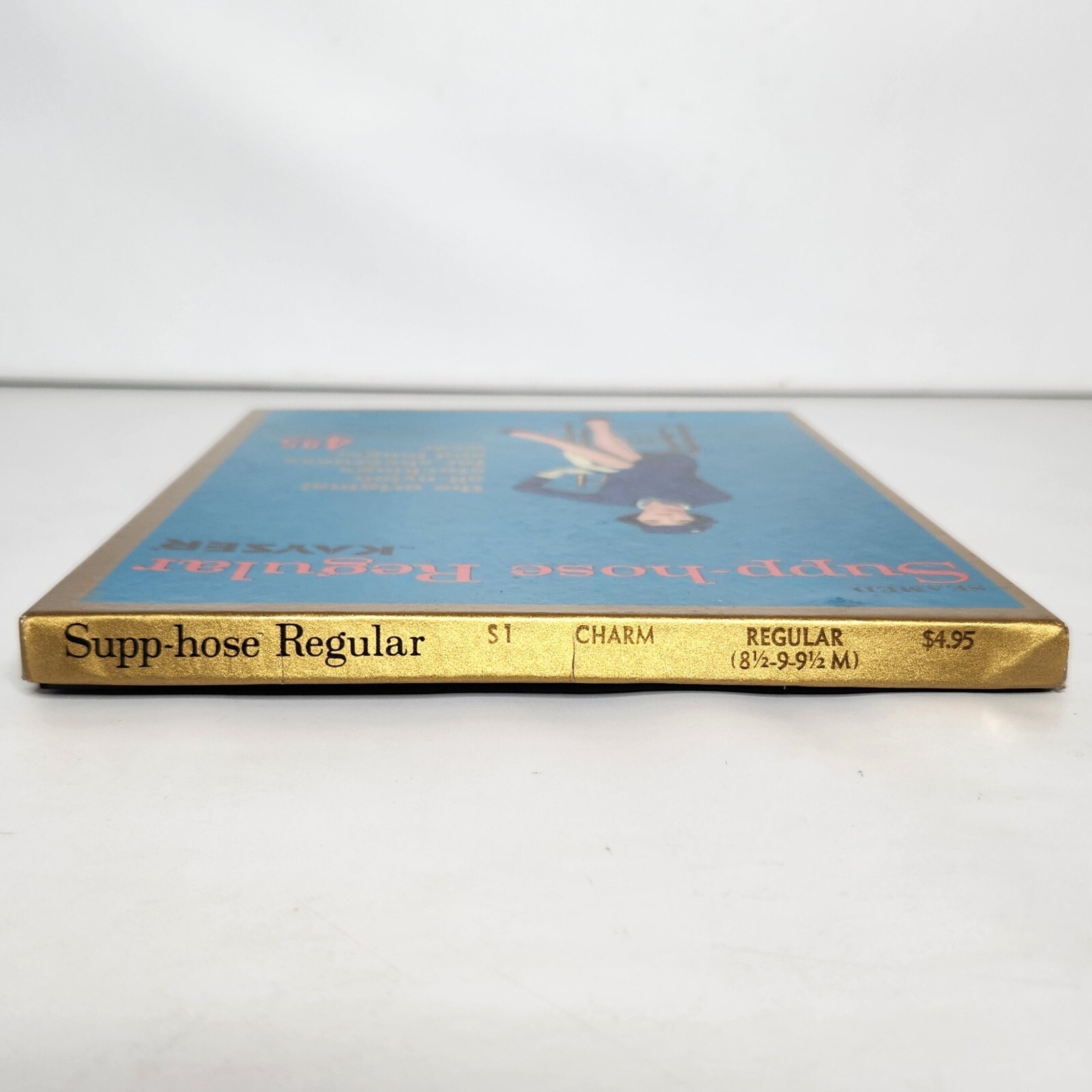 Vintage Supp-Hose Kayser Nylon Stockings Seamed Pantyhose Charm Regular 8.5-9.5M