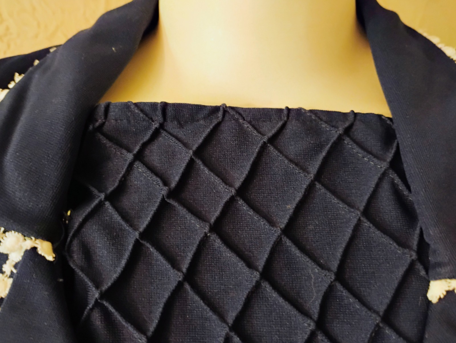 RARE VTG 60’s „Jogina Seasonal Wear” Blue Polyester S/S Top M