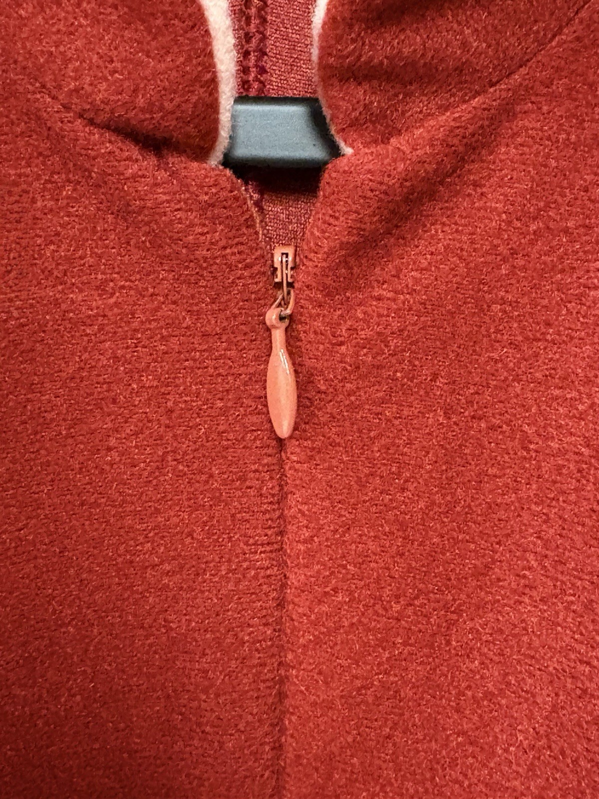 Vintage 1970s Vassarette Velour Zip Up Lounge Robe Large Burgundy Housecoat