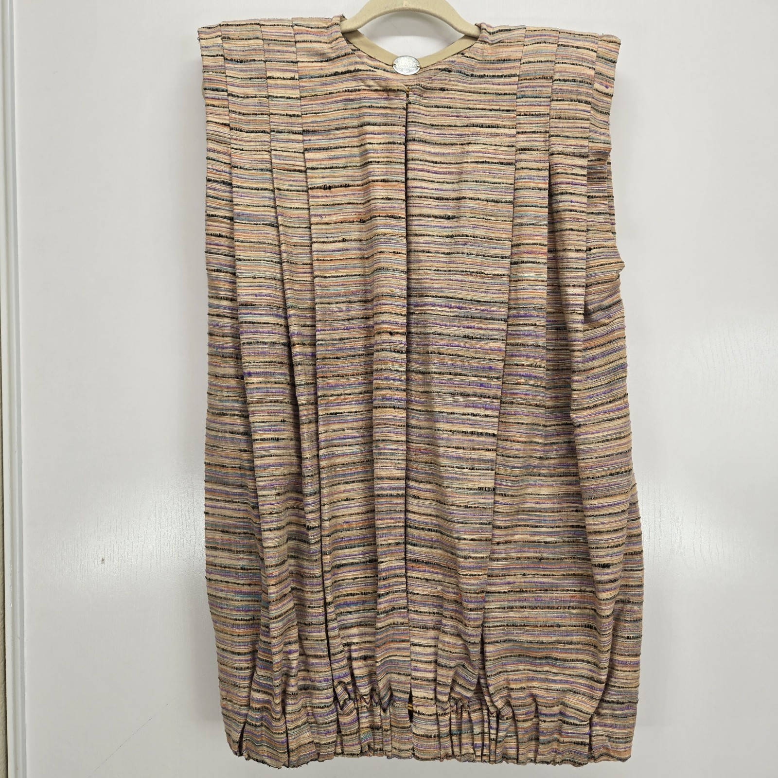 VTG OFAK Santa Fe Artisan & Weaver Chris O’Connell Striped Sleeveless Vest O/S